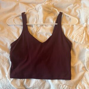lululemon athletica Burgundy align Top